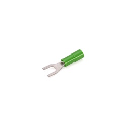 Capocorda halogen free verde forcella policarbonato per conduttori rame 0,2-0,5 mmq
