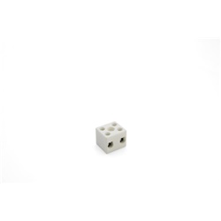 Morsettiera steatite 2 poli 4-16 mm² serraggio diretto impianti civili industriali 450V