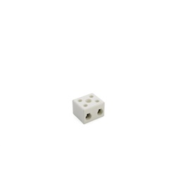 Morsettiera steatite 2 poli 4-16 mm² connessioni rapide impianti civili industriali 450V