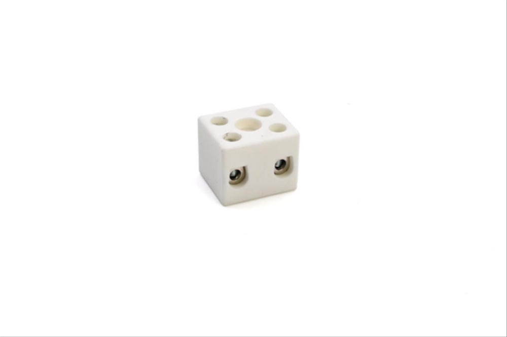 Morsettiera steatite 2 poli 4-16 mm² connessioni rapide impianti elettrici civili industriali 450 V