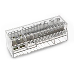 Partitore bipolare 125A 14 vie sezione 3 mm² per quadri comando e distribuzione