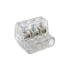 Morsettiera unipolare serraggio indiretto 3 vie 35mm² distribuzione fase/terra impianti civili industriali