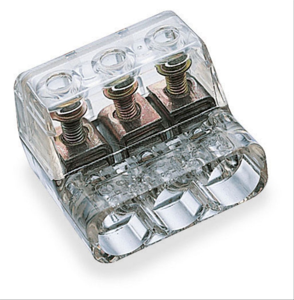 Morsettiera unipolare 3 vie 35mmq serraggio indiretto attacco guida DIN CEZ35-3D