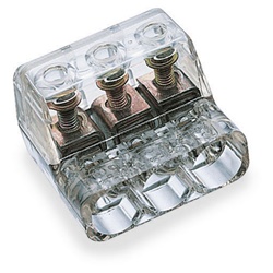 Morsettiera unipolare 3 vie 35mmq serraggio indiretto attacco guida DIN CEZ35-3D