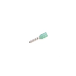 Tubetto terminale preisolato PA6 azzurro per conduttori flessibili rame 0,1-0,3mmq P 6mm