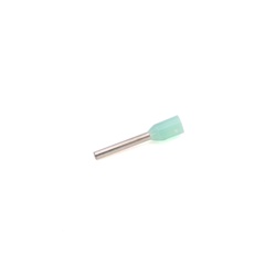 Tubetto terminale preisolato PA6 azzurro per cavi flessibili rame 0,1-0,3mmq P8mm uso elettrico industriale