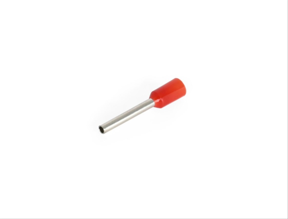 Tubetto isolato rame elettrolitico 1mmq rosso per cablaggio industriale