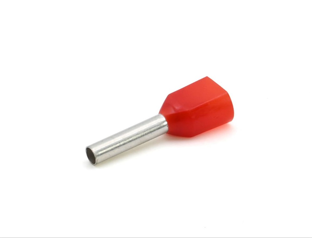 Tubetto doppio rame 2x1mmq isolamento PA6 cablaggio industriale