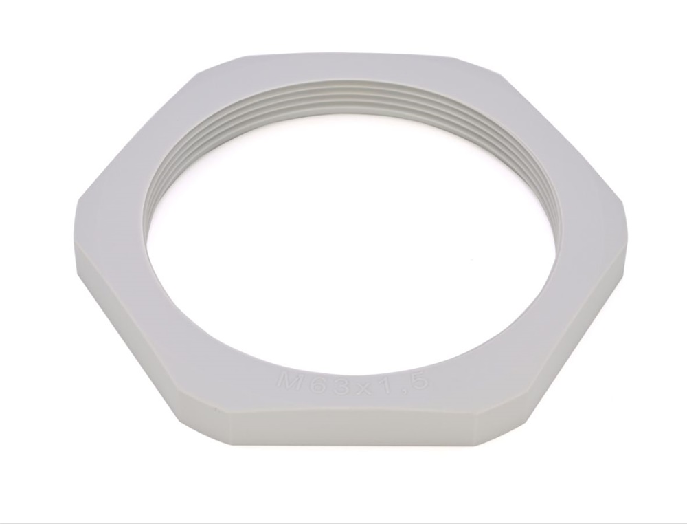 Controdado PA6.6 M16x1,5 grigio per impianti elettrici