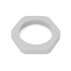 Controdado poliammide PA6.6 M32x1,5 grigio per applicazioni elettriche