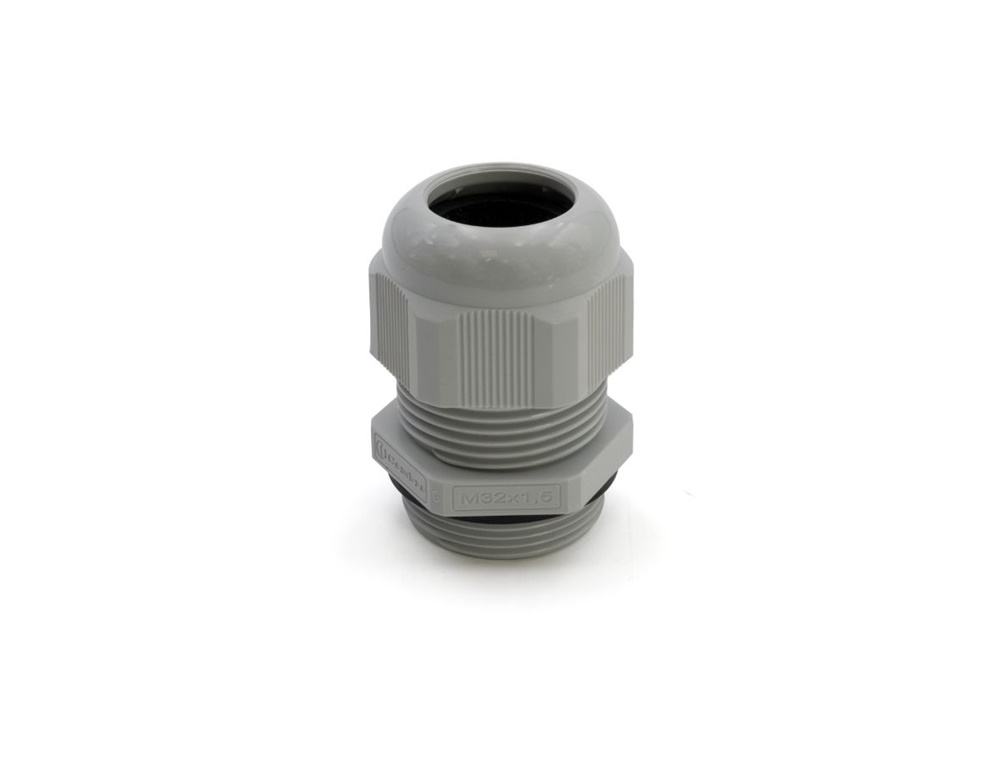 Pressacavo Maxiblock PA6.6 IP68 filettatura M32x1,5 per installazioni elettriche grigio RAL 7035