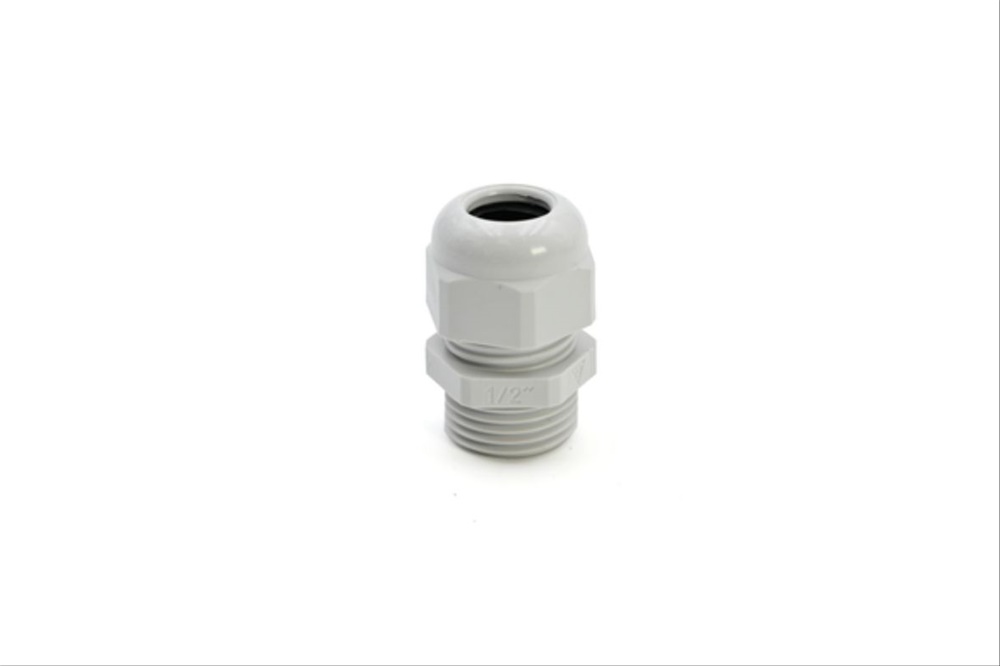Pressacavo Maxiblock in poliammide PA6.6 IP68 filettatura GAS G1/2 per installazioni elettriche grigio RAL 7035
