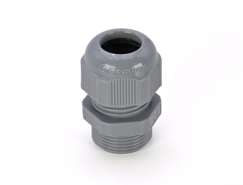 Pressacavo Maxiblock PA6.6 IP68 Pg13,5 Grigio RAL 7001 per Installazioni Elettriche