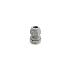 Pressacavo Maxiblock PA6.6 IP68 Pg29 con dado e collare montato per installazioni elettriche grigio RAL 7035