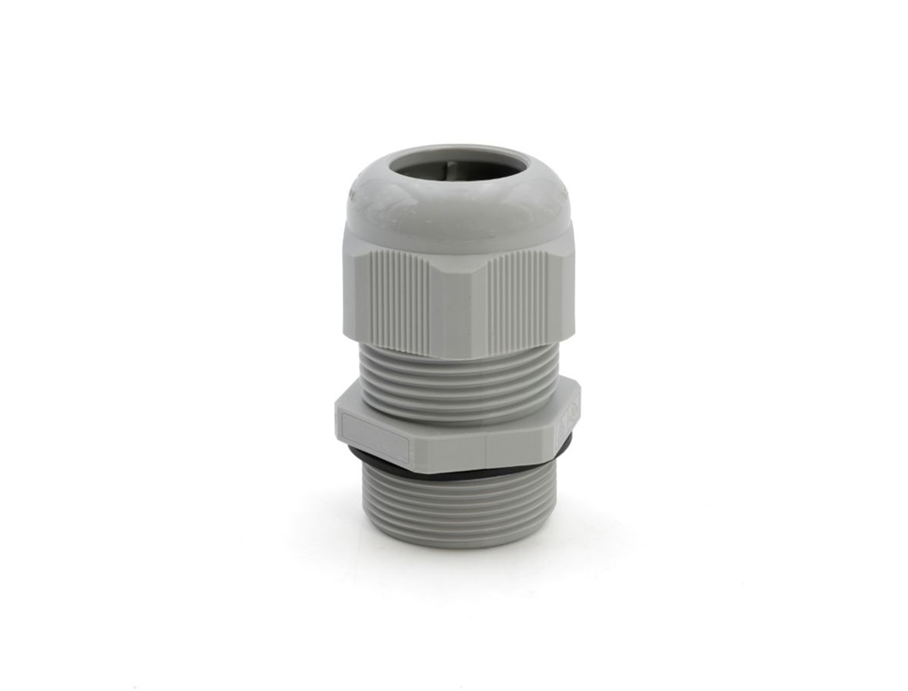 Pressacavo Maxiblock in poliamide PA6.6 filettatura lunga M25x1,5 IP68 per installazioni elettriche grigio RAL 7035