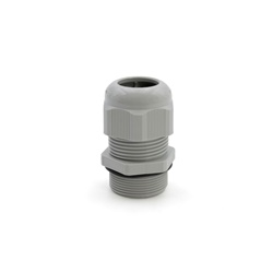 Pressacavo Maxiblock in poliamide PA6.6 filettatura lunga M25x1,5 IP68 per installazioni elettriche grigio RAL 7035