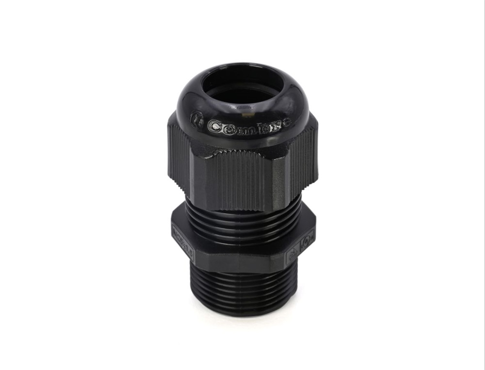 Pressacavo Maxiblock PA6.6 filettatura lunga M25x1,5 IP68 nero per installazioni elettriche