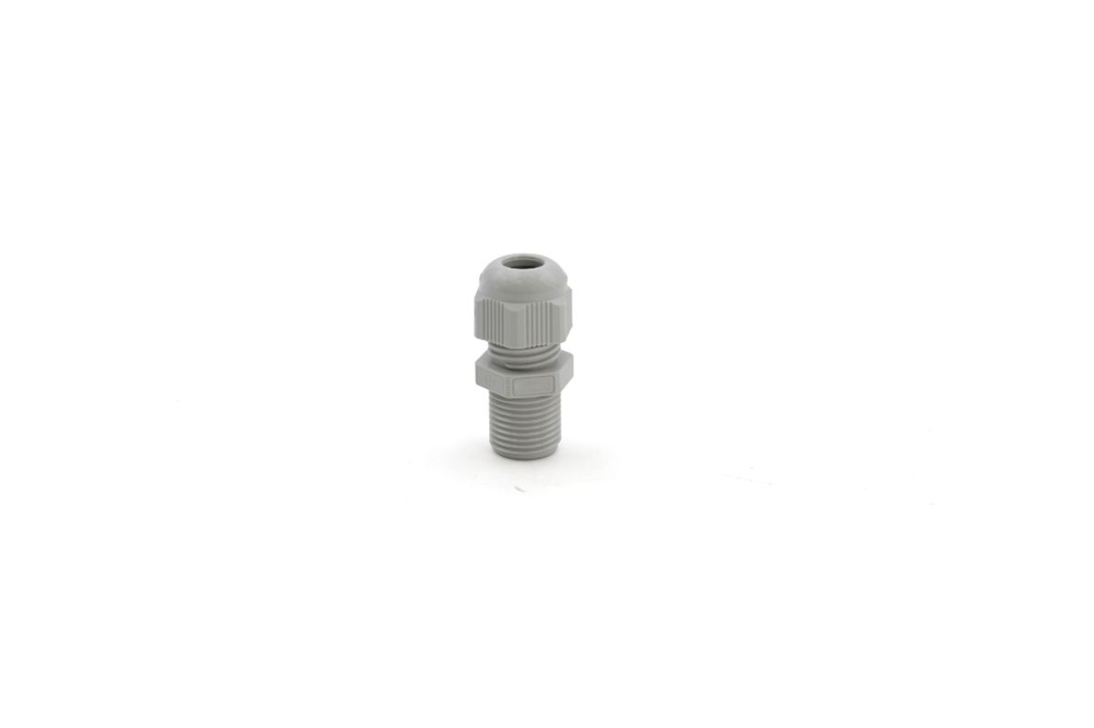 Pressacavo Maxiblock PA6.6 filettatura lunga Pg7 IP68 grigio RAL 7035 per installazioni elettriche