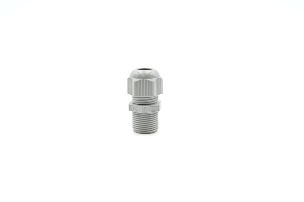 Pressacavo Maxiblock in poliammide PA6.6 filettatura lunga Pg11 protezione IP68 grigio RAL 7035 per installazioni elettriche