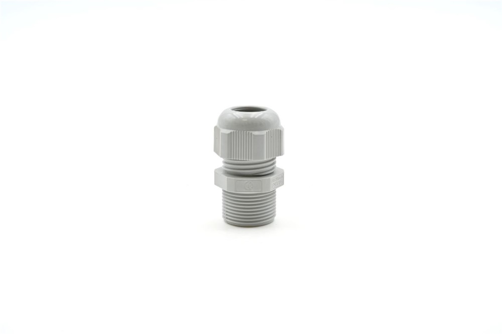 Pressacavo Maxiblock PA6.6 filettatura lunga Pg16 IP68 grigio RAL 7035 per installazioni elettriche