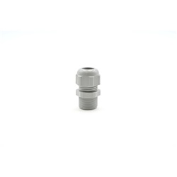 Pressacavo Maxiblock PA6.6 filettatura lunga Pg16 IP68 grigio RAL 7035 per installazioni elettriche