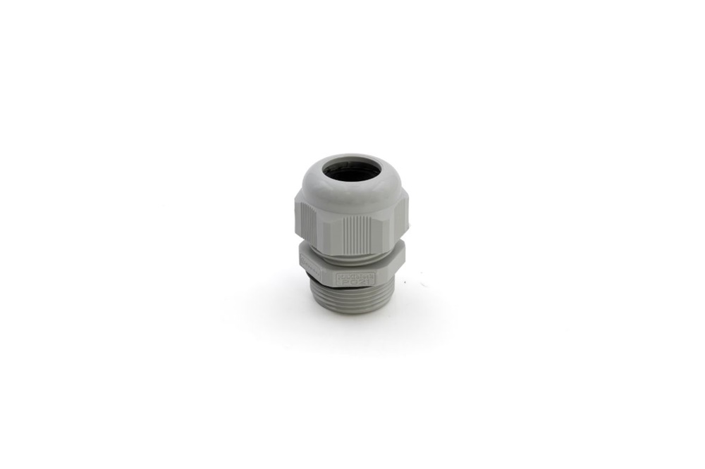 Pressacavo Maxiblock PA6.6 filettatura lunga Pg21 IP68 grigio RAL 7035 per installazioni elettriche