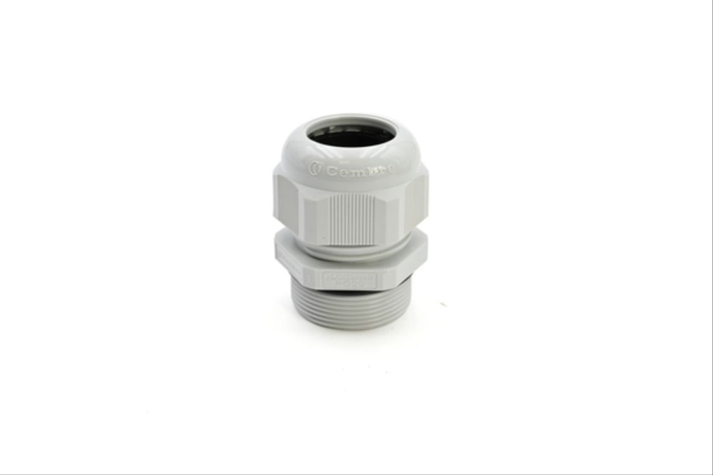Pressacavo Maxiblock PA6.6 filettatura lunga Pg29 IP68 grigio RAL 7035 per installazioni elettriche