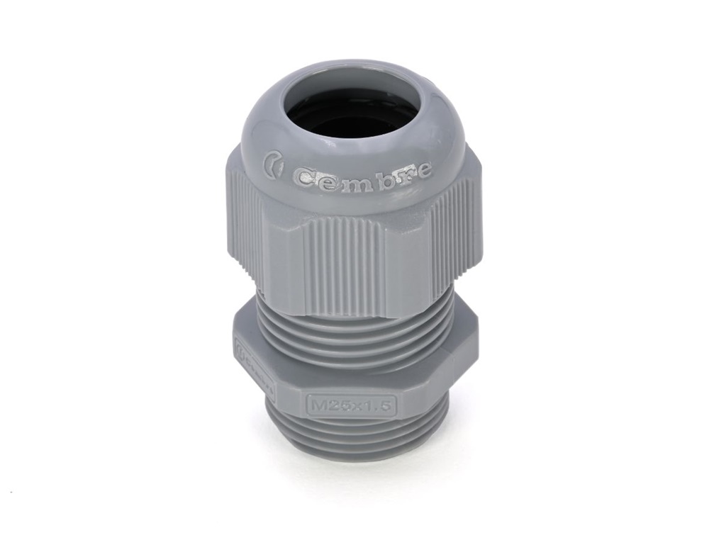 Pressacavo Maxiblock PA6.6 IP68 M25x1,5 Grigio per Installazioni Elettriche