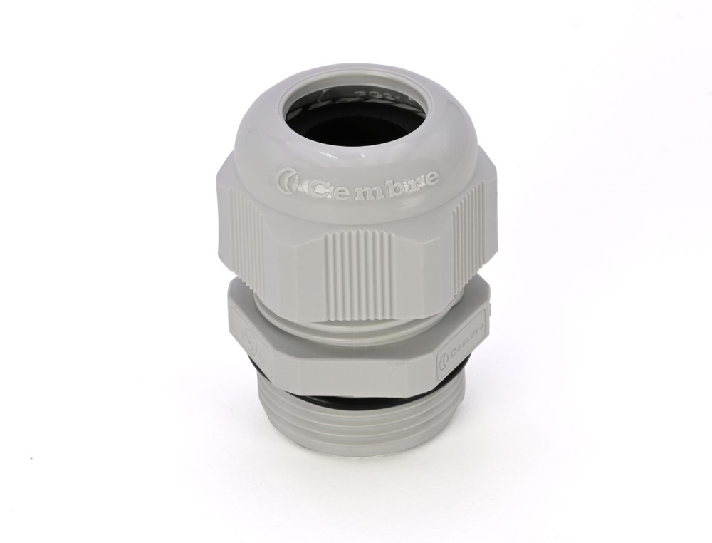 Pressacavo Maxiblock PA6.6 ridotto IP68 Pg21 grigio per installazioni elettriche