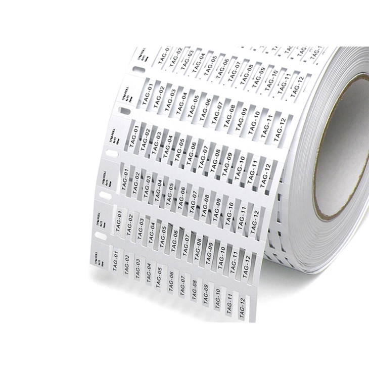 TARGHETTA TPM-ROLL GIALLA 4X20 MM.S