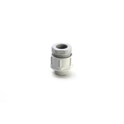 Pressacavo in poliamide PA6 IP54 passo GAS G3/8 grigio RAL 7035 per installazioni elettriche