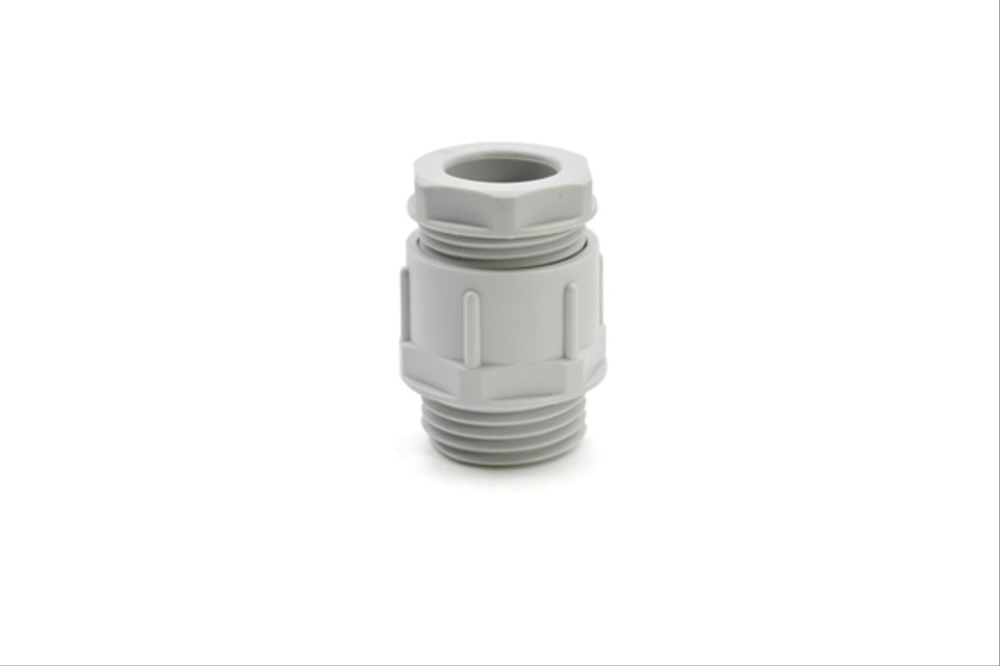 Pressacavo PA6 IP54 passo GAS G1/2 grigio RAL 7035 per installazioni elettriche