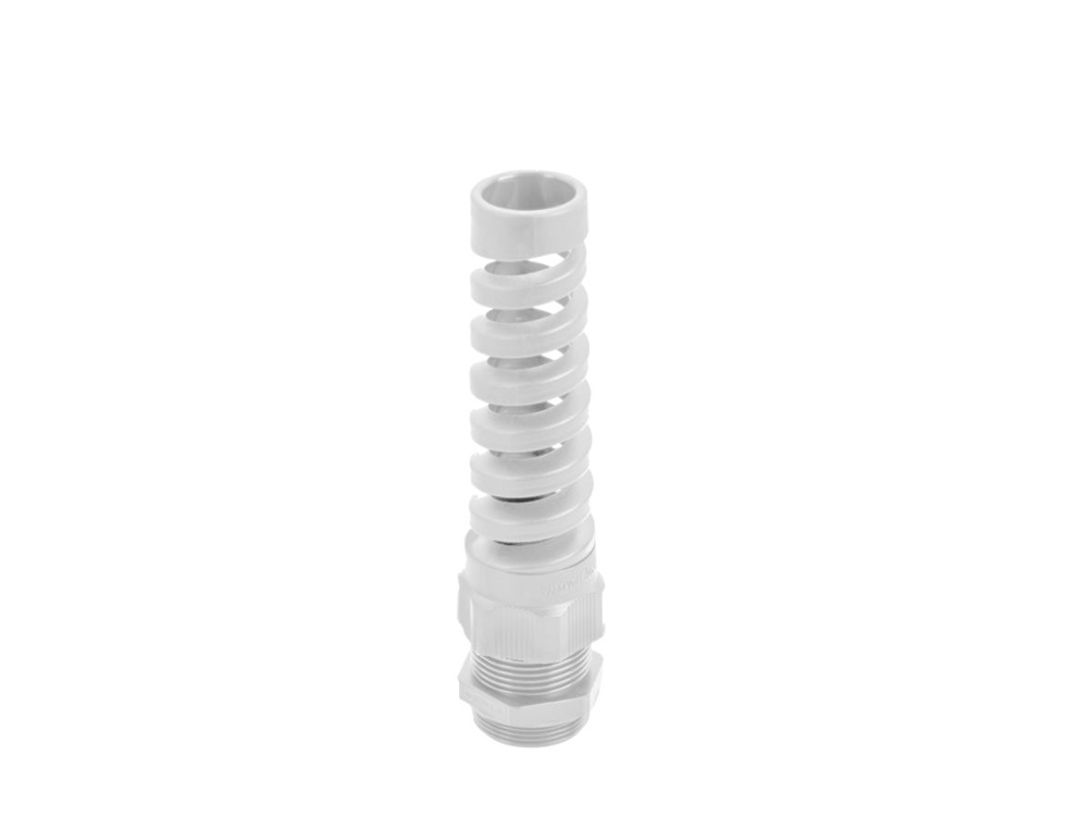 Pressacavo Spiralblock PA6.6 IP68 filettatura M16x1,5 per installazioni elettriche con curve e angoli variabili