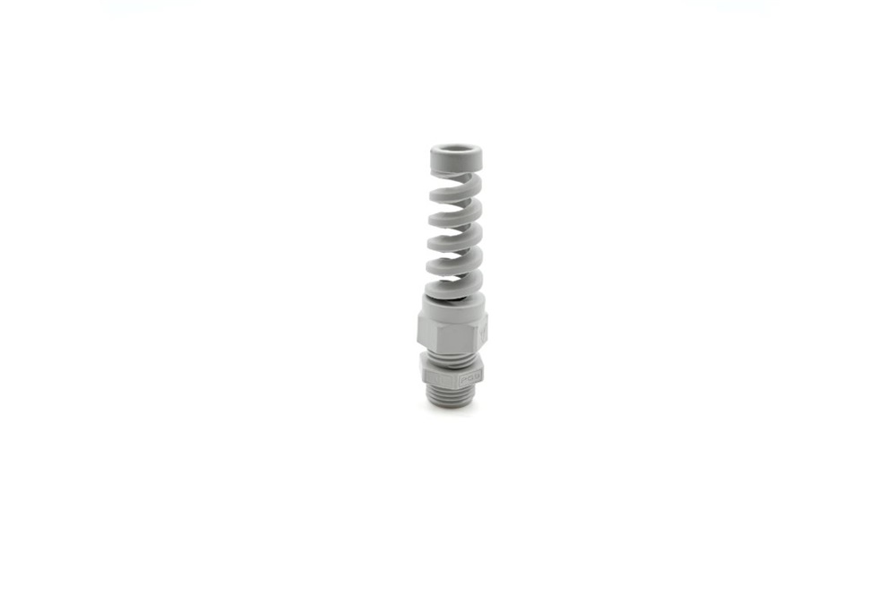 Pressacavo Spiralblock PA6.6 IP68 PG9 grigio per installazioni elettriche