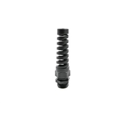 Pressacavo Spiralblock PA6.6 IP68 Pg13,5 nero per installazioni elettriche con curve e angoli variabili