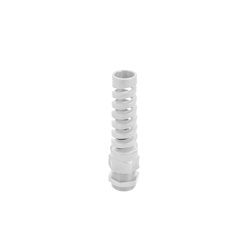 Pressacavo Spiralblock in poliamide PA6.6 IP68 Pg16 per installazioni elettriche con curve e angoli variabili grigio RAL 7035