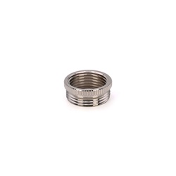 Adattatore ottone nichelato PG16 a M20x1,5 filettatura metrica per connessioni elettriche professionali