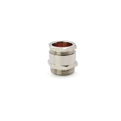 Pressacavo ottone nichelato guarnizione PVC IP54 passo gas G1 per installazioni elettriche