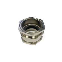 Pressacavo ottone nichelato IP54 filettatura GAS G2 1/2 per installazioni elettriche