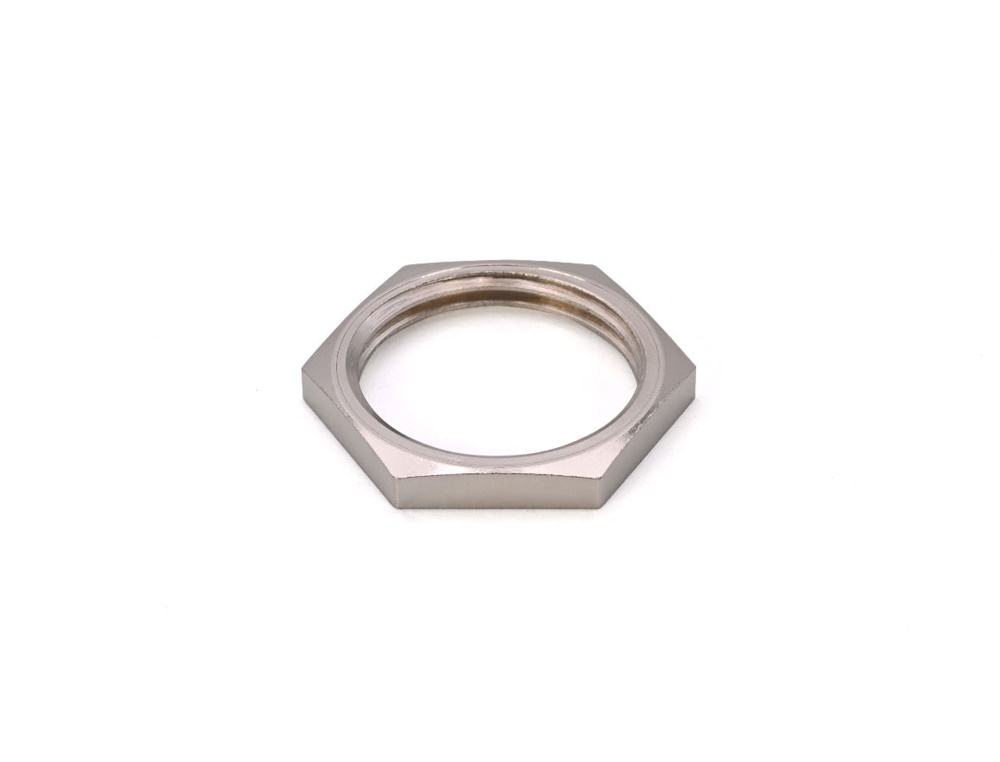 Controdado ottone nichelato G3/4 per impianti idraulici