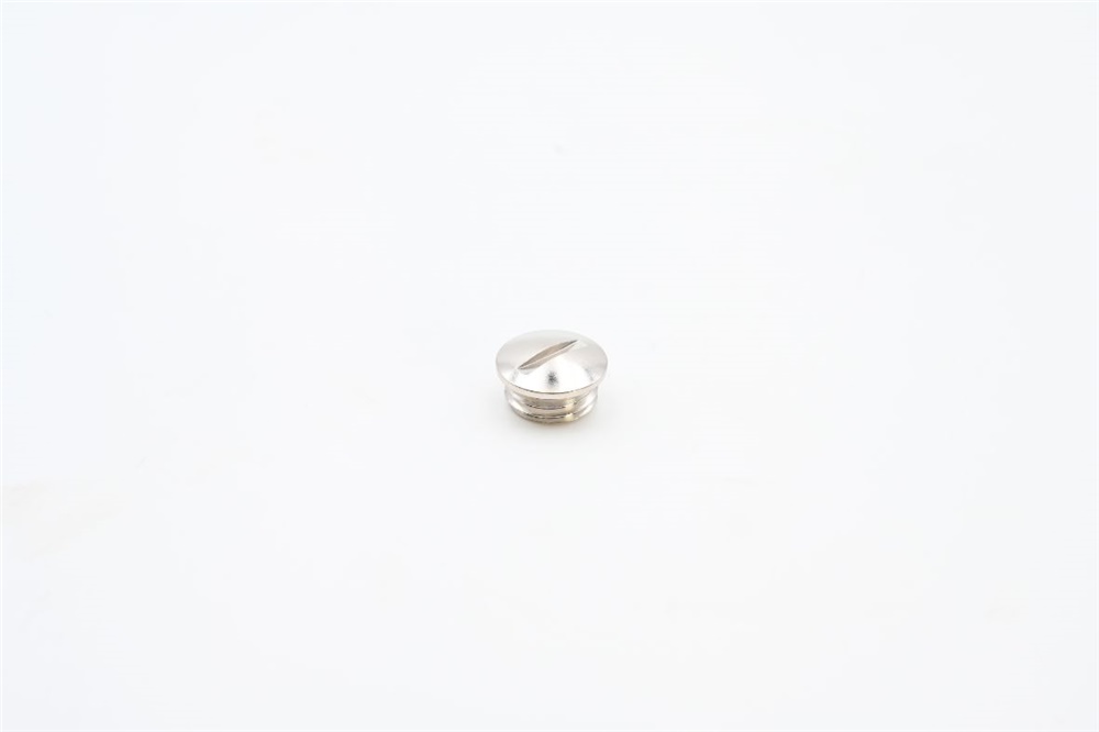 Tappo ottone nichelato IP54 filettatura M12x1,5 protezione industriale