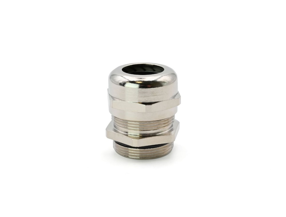 Pressacavo Maxibrass ottone nichelato M25x1,5 protezione IP68 per installazioni elettriche