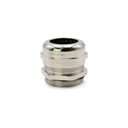 Pressacavo Maxibrass ottone nichelato M50x1,5 IP68 per installazioni elettriche