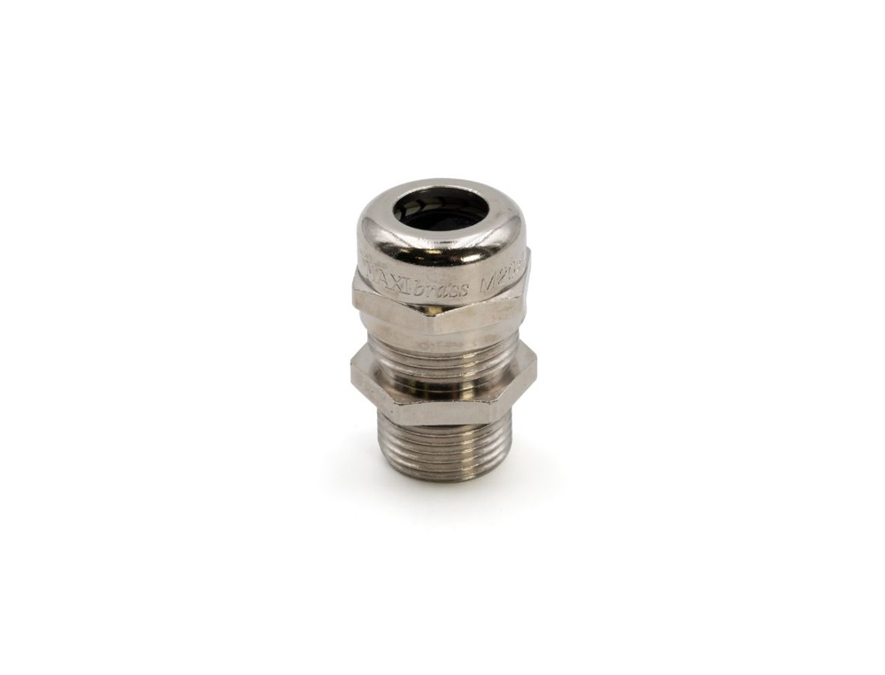 Pressacavi Maxibrass 2900 ottone nichelato filettatura metrico M1,5 protezione IP68 installazioni elettriche
