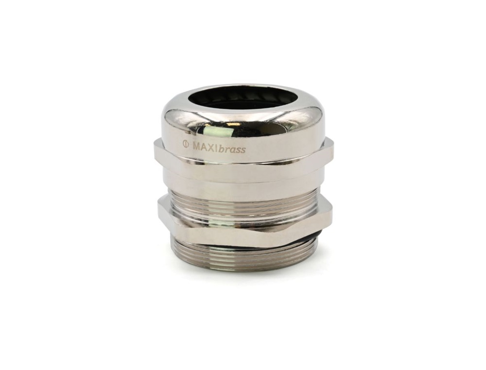Pressacavo Maxibrass ottone nichelato riduzione serraggio M50x1,5 IP68 per installazioni elettriche