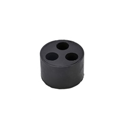 Guarnizione multiforo neoprene 70sh A 3 fori per pressacavi M25 ambienti elettrici