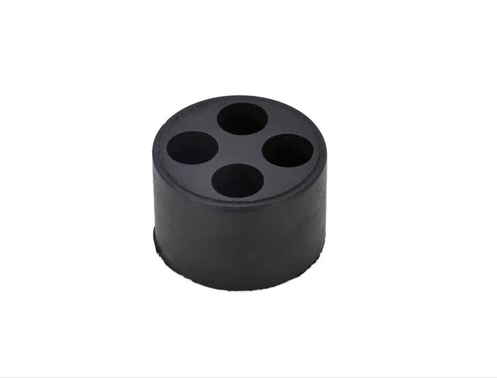 Guarnizione multiforo M25 4 fori in neoprene 70sh A per pressacavi elettrici
