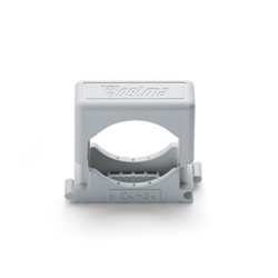 Clips fissatubo Sicurclips ABS autoestinguente 24-34 mm per tubi e cavi muro parete