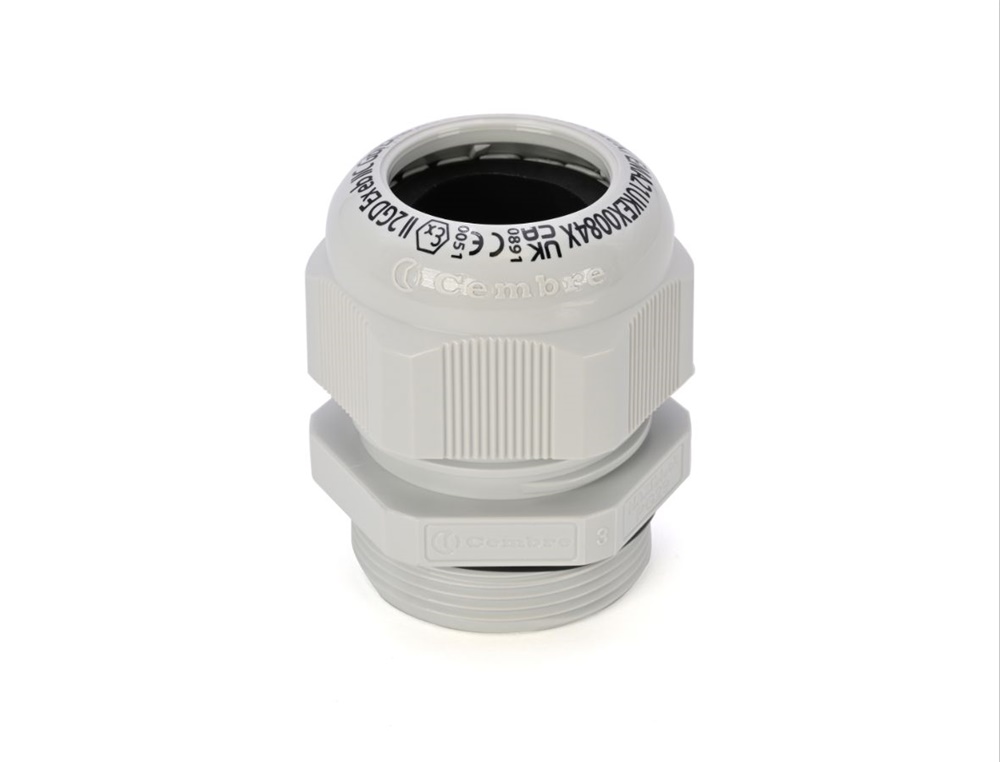 Pressacavo Maxiblock ATEX in PA6.6 IP65 PG29 per installazioni elettriche sicure