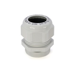 Pressacavo Maxiblock ATEX in poliammide PA6.6 IP65 filettatura PG36 grigio RAL 7035 per installazioni elettriche ad alto rischio esplosione